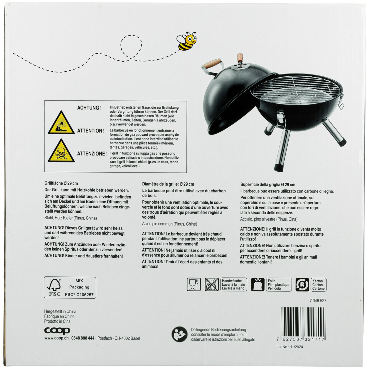 Kohlegrill TSCH TSCH