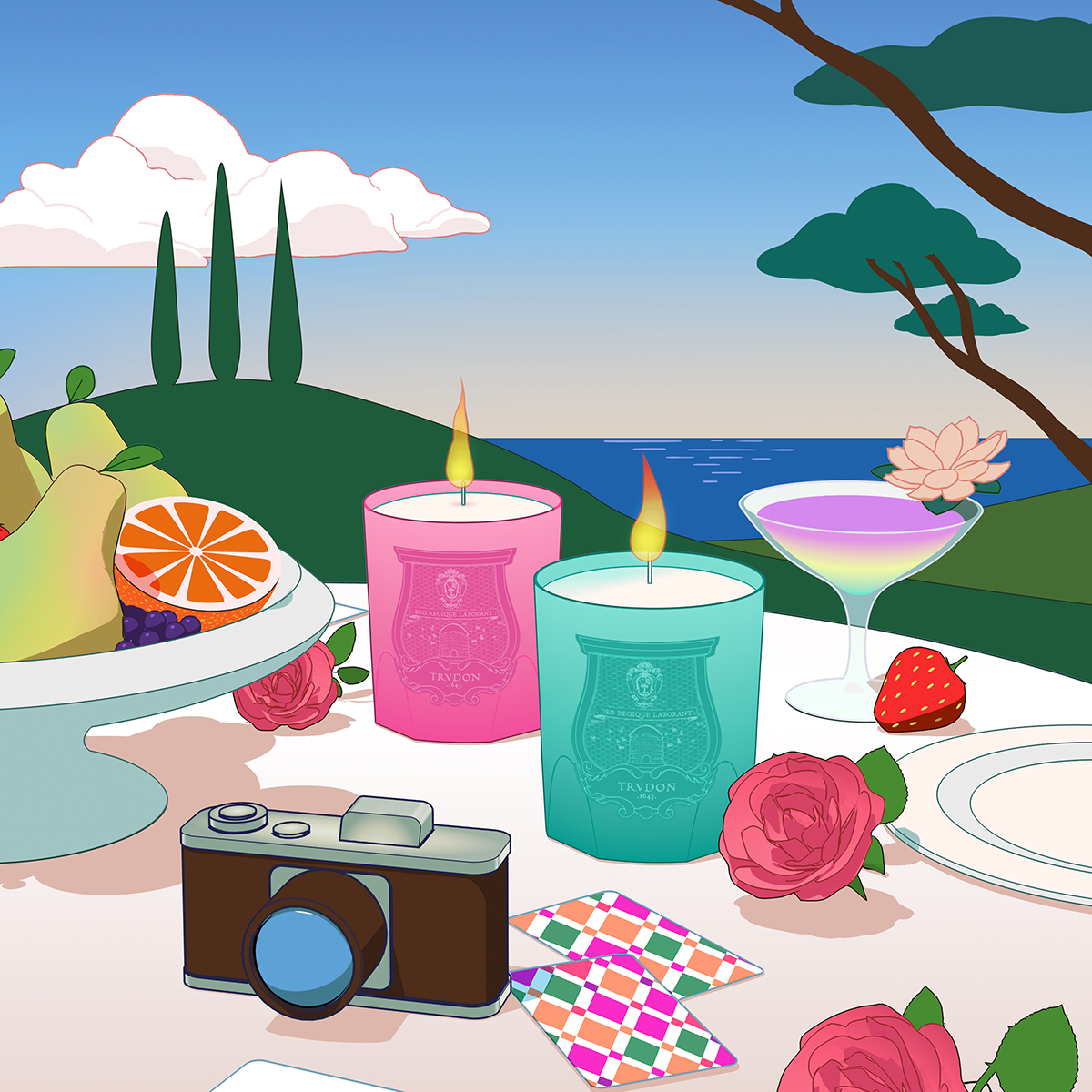 Summer Haze Scented Candle 270gr