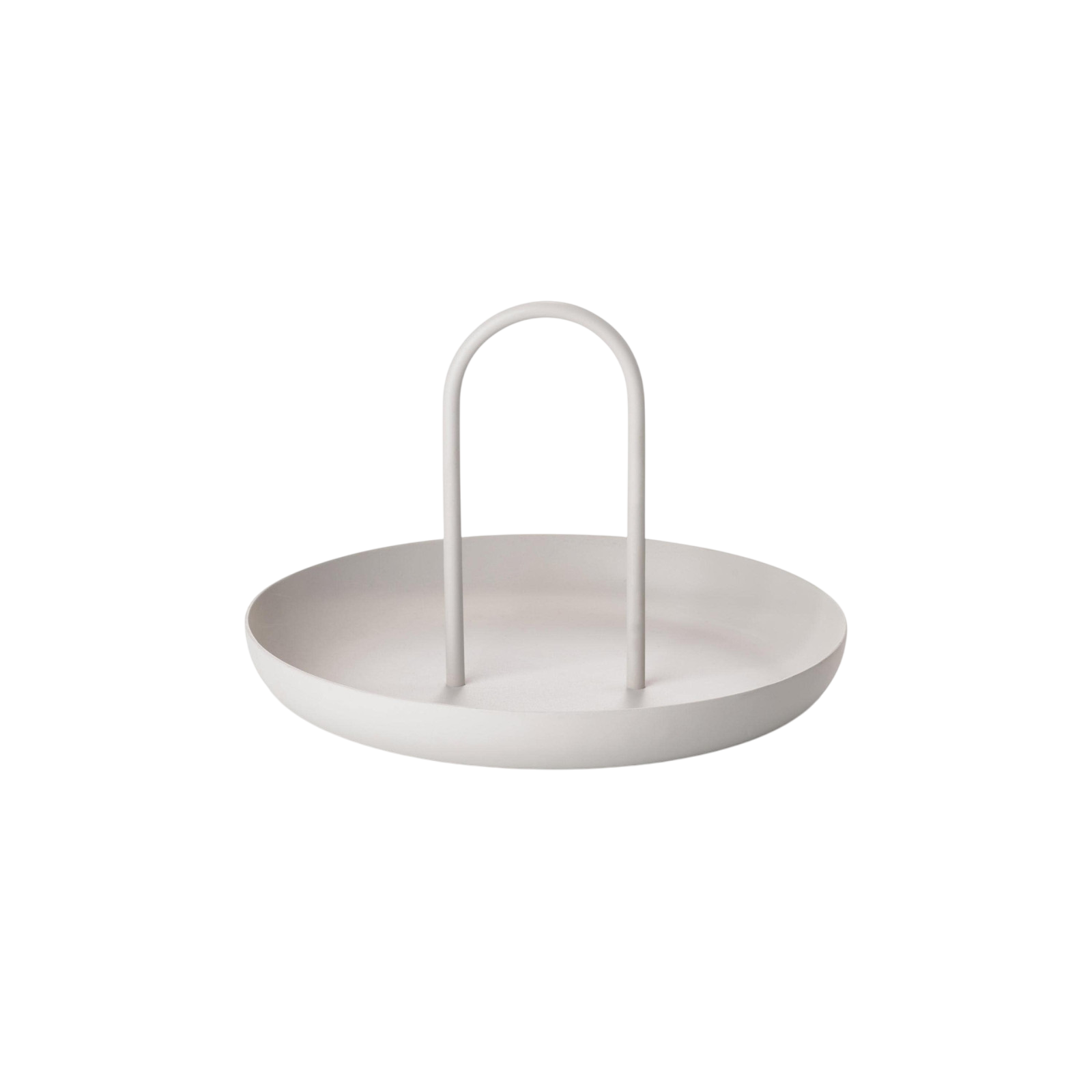 Serviertablett Singles 20 cm, Hellgrau