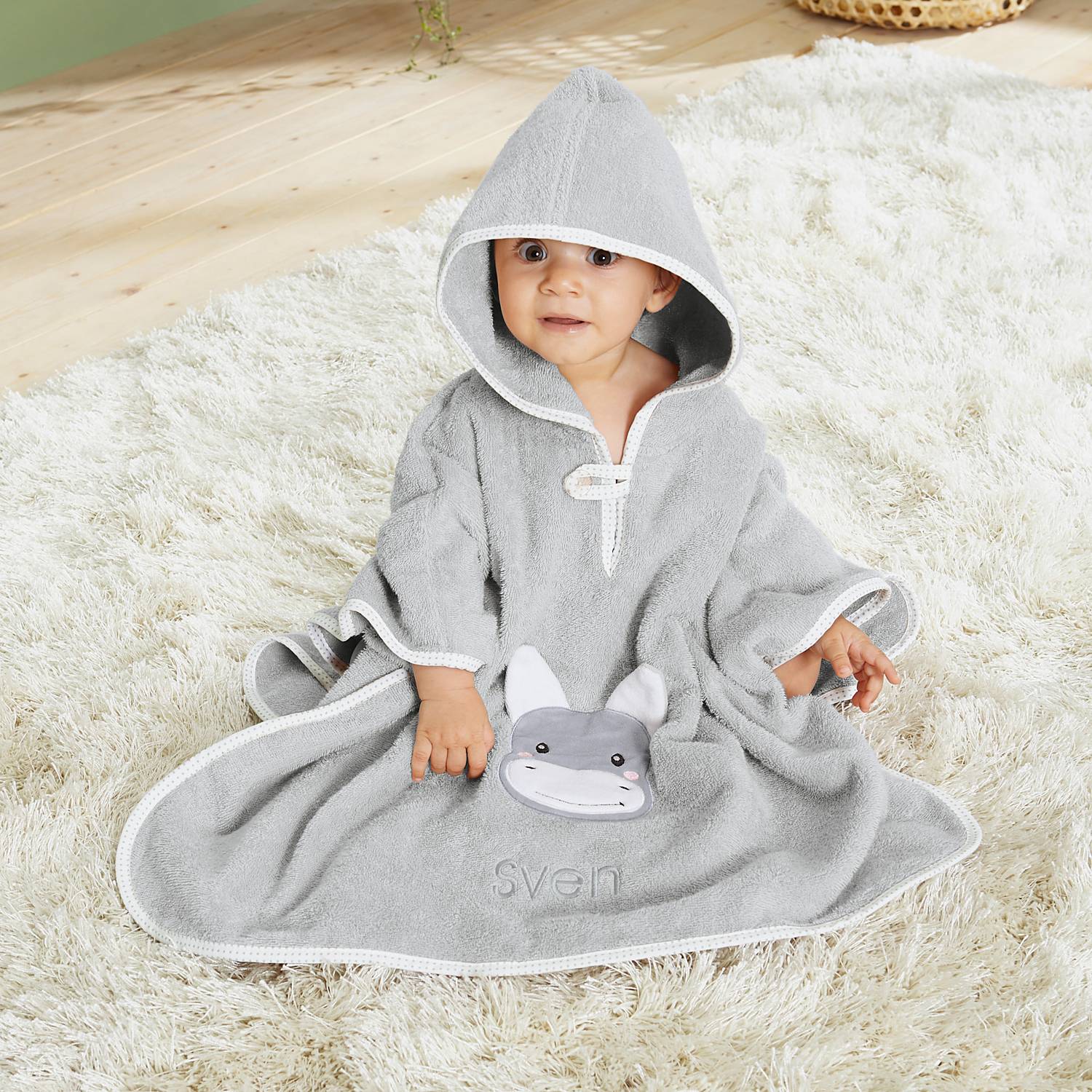 Erwin Müller Walk-Frottier Kinder-Poncho 