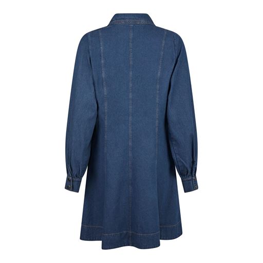 Neo Noir Hanne Denim Kjole, Dark Blue, 40