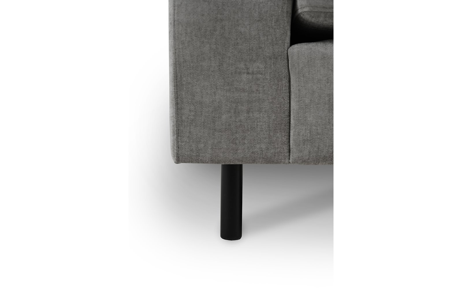 Viken sofa Skumkomfort. I tekstil Concept 3 Grey. Arm A og ben 1
