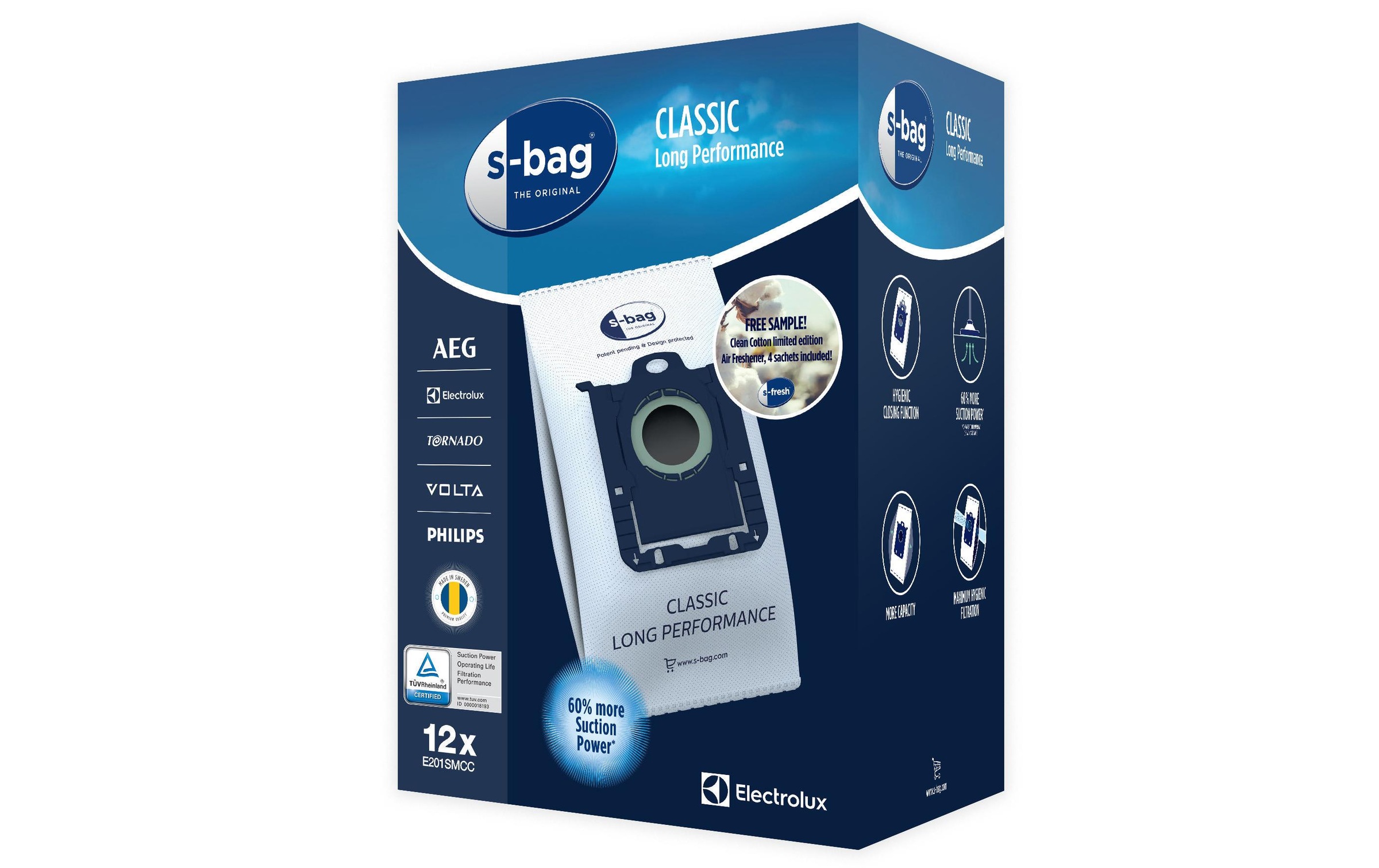 Electrolux Staubsaugerbeutel »s-bag E201SM 12 Stück«