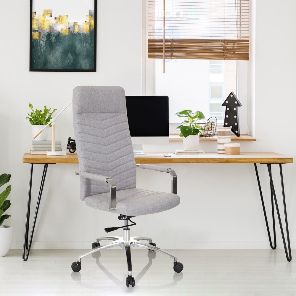 Home Office Bürostuhl SARANTO PLUS Stoff mit Armlehnen hjh OFFICE