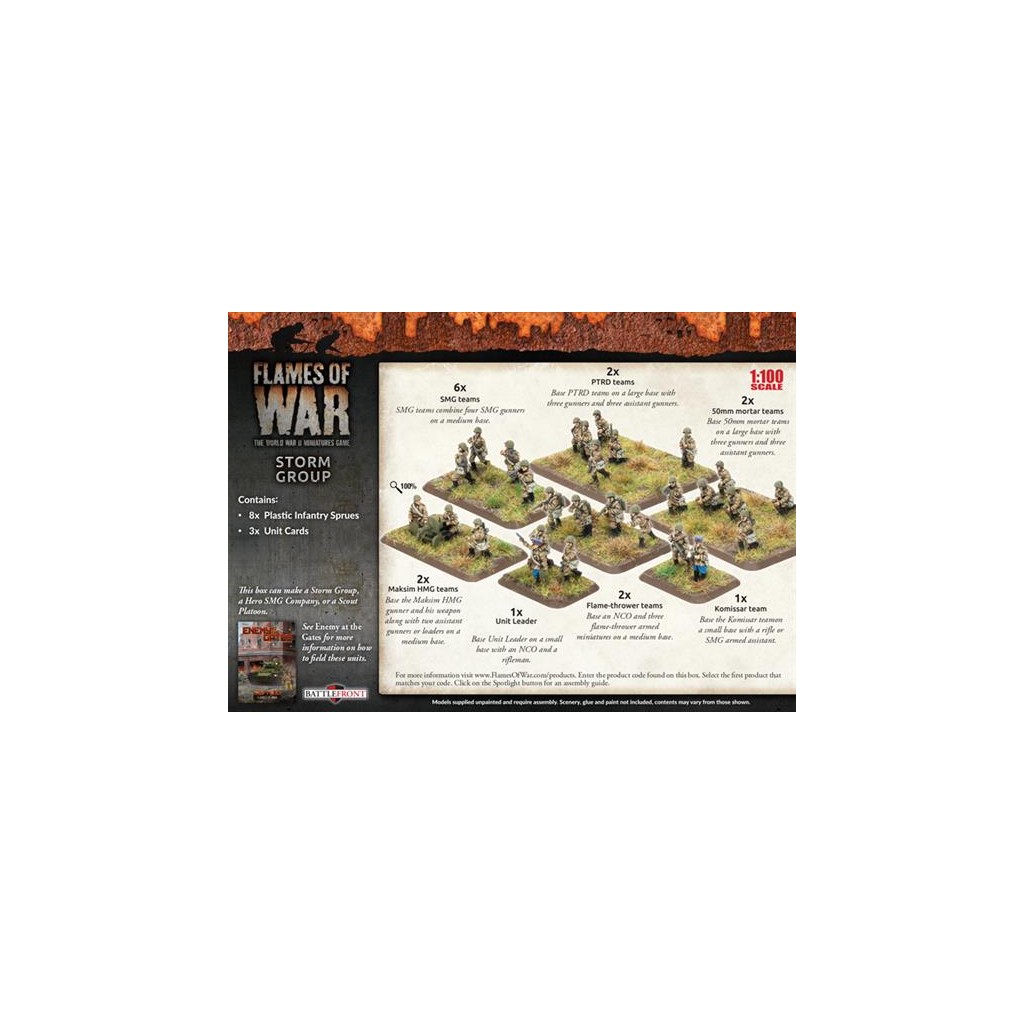 Flames of War - Storm Group (plastic)