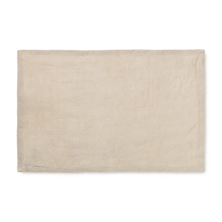 Ferm Living - Linen Tischset, 50 x 38 cm, natural (2er-Set)