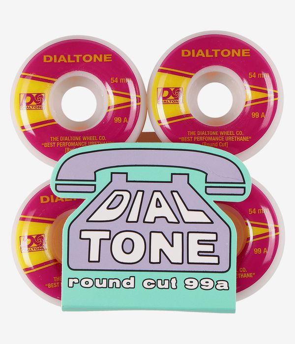 Dial Tone Atlantic Round Cut Rollen (white) 54mm 99A 4er Pack