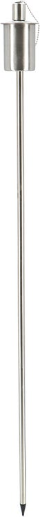 Esschert Design tuinfakkel Fancy Flames Zilver 7,8 x 7,8 x 115,5 cm