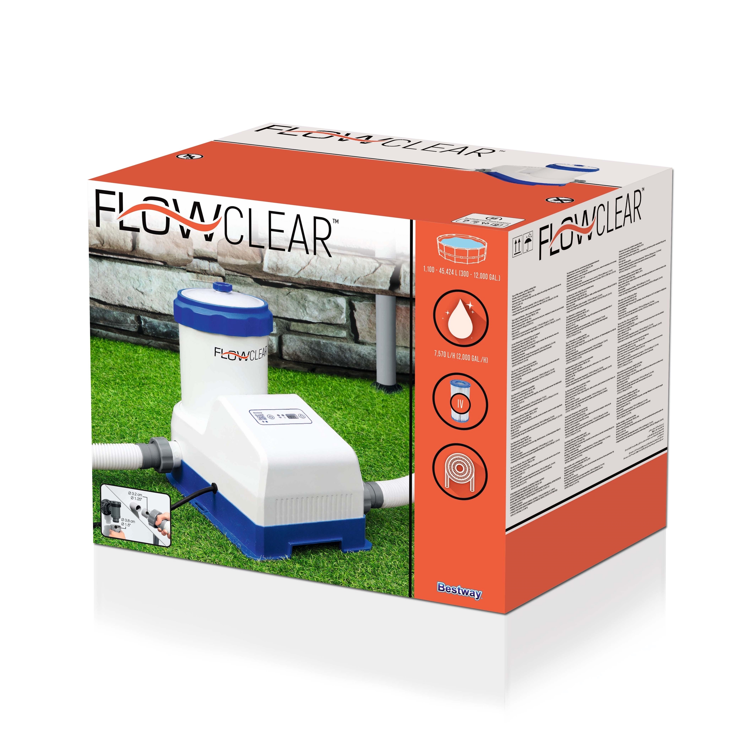 Kartuschenfilterpumpe WLAN Flowclear 7570 L/h