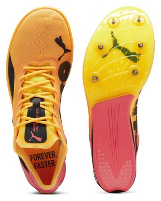 Chaussures d'Athlétisme Puma evoSPEED Long Distance Nitro Elite 2 Orange Rose Homme