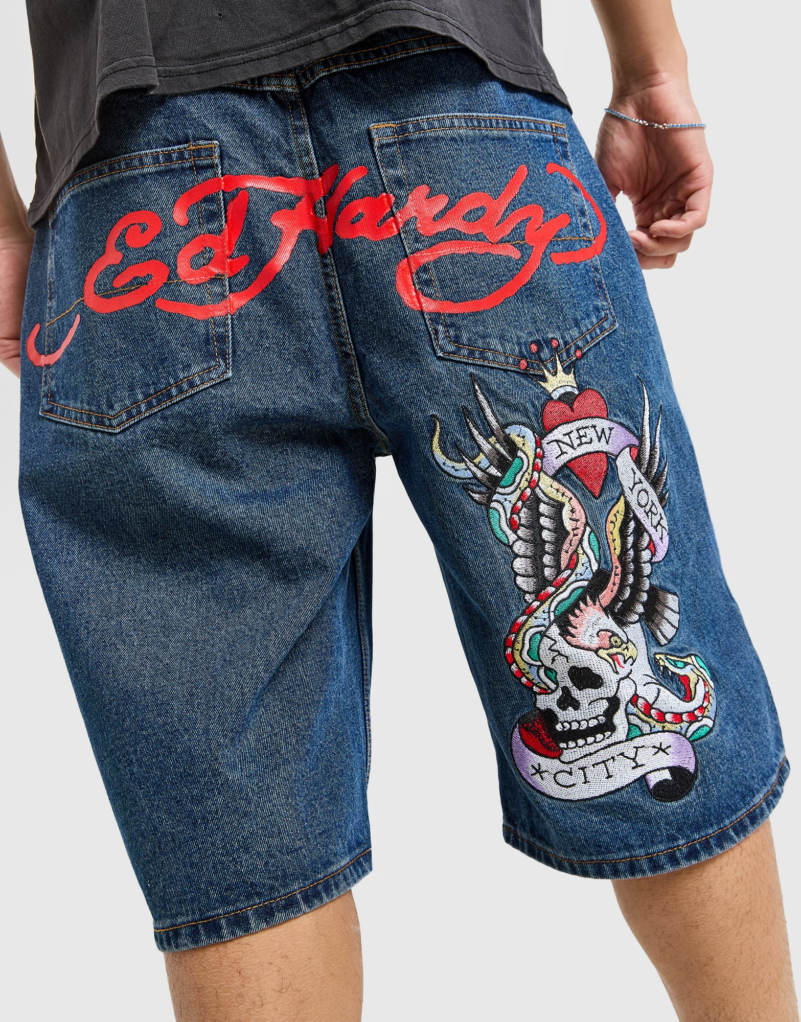 Ed Hardy Short Denim Homme