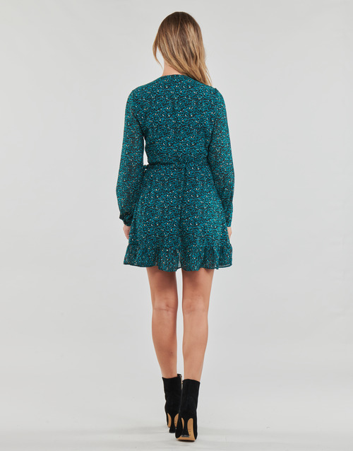 Only - ONLKACEY FR L/S WRAP DRESS PTM - Vert