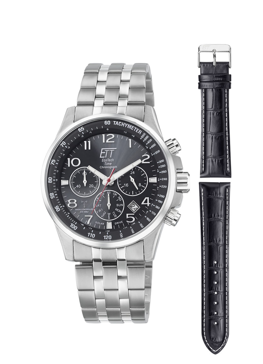 Sportlicher Chronograph mit Wechselband