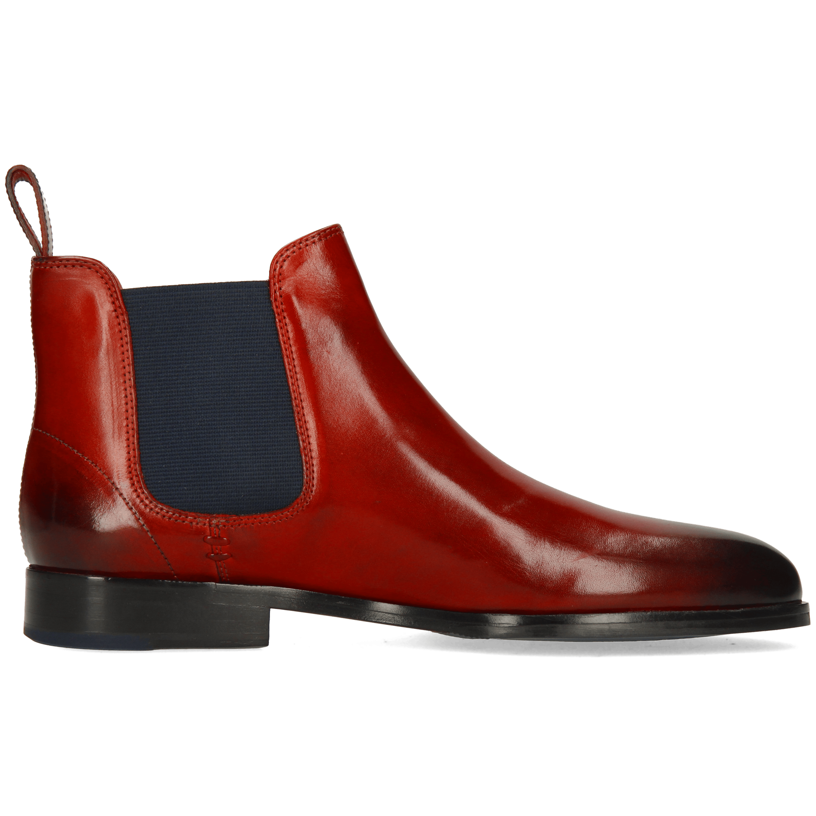 SUSAN 10 - Bottines à talon plat | Rouge