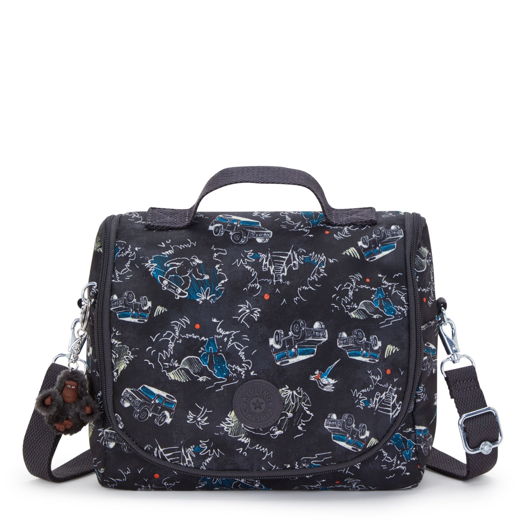 NEW KICHIROU Grand Sac Repas Isotherme avec Manchon pour Valise - Jungle Fun Race