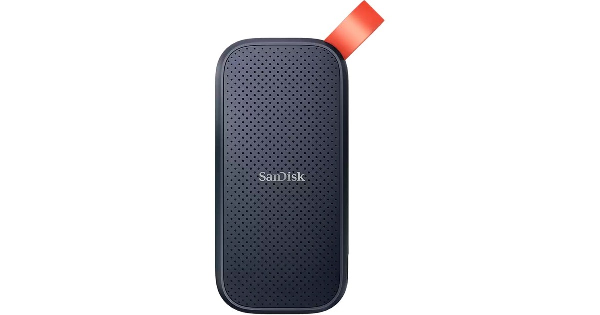 SanDiskPortable 2 TB externe SSD  (Antraciet, USB-C)
