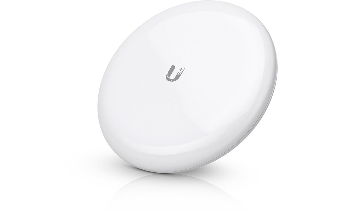 WLAN-Bridge GigaBeam GBE 60Ghz/5Ghz, 17.2dBi, 500m<br>Ubiquiti GigaBeam: 1Gbps Funkbrücke über eine Distanz bis 500 Meter. 5Ghz Backup und 2.4Ghz Management