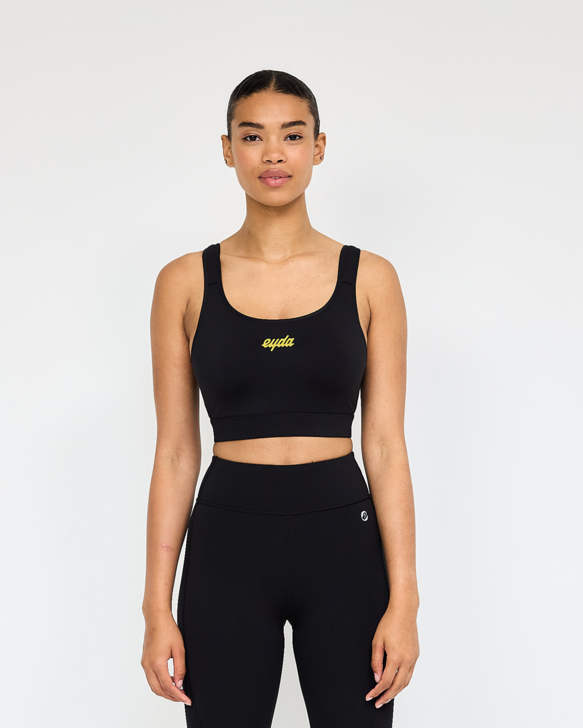 Eyda Ellen High Support Sports Bra Black