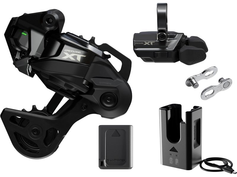 Shimano XT Di2 Upgrade Kit mittellanger Käfig Lektronische Schaltkreise mit mittelgrossem Käfig (GS) für ausgewogene Übersetzungen