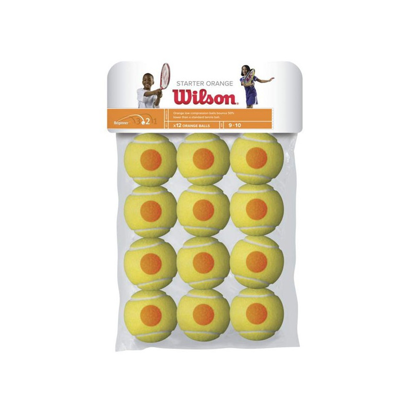 Sachet 12 balles Starter Orange