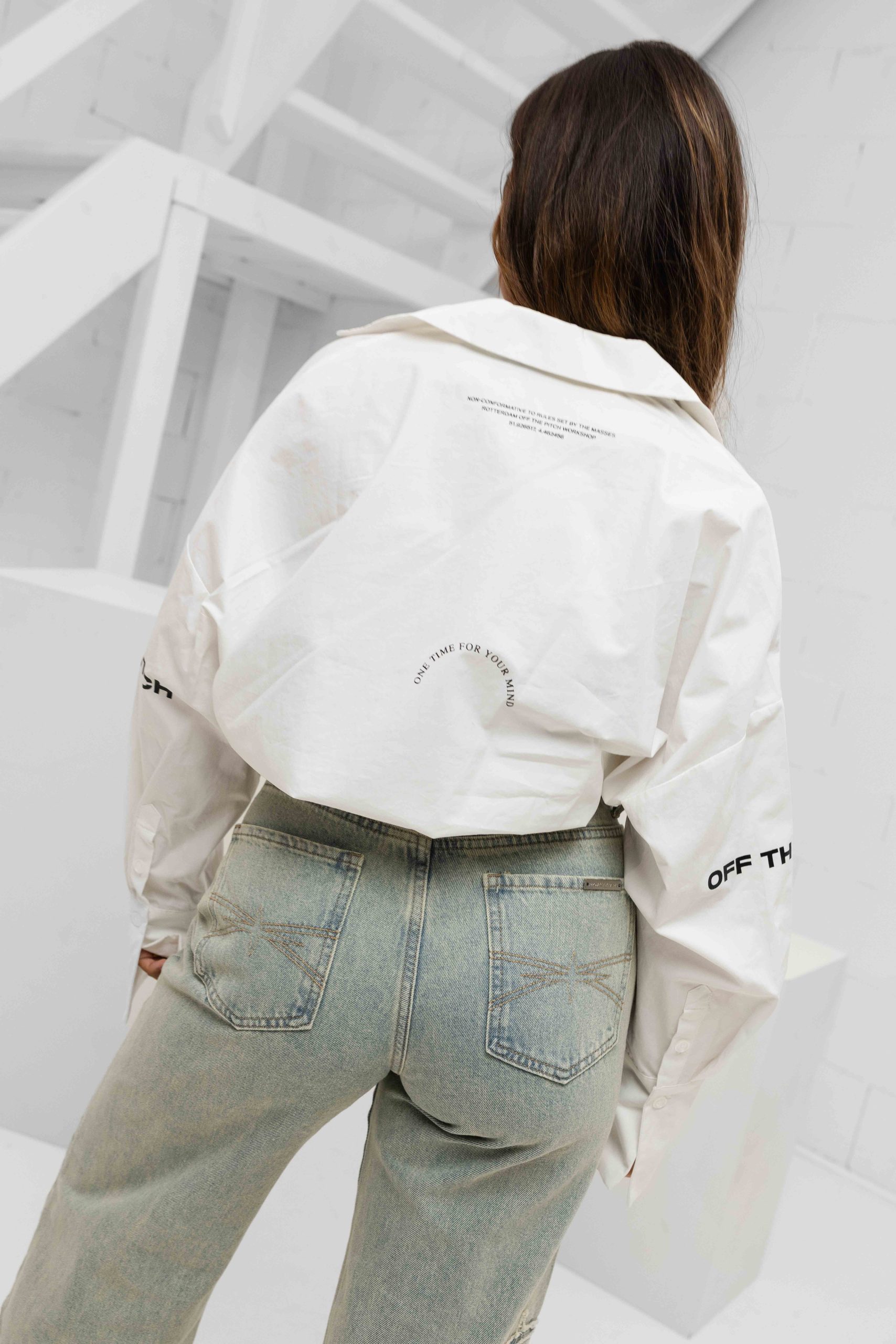 Off The Pitch Branded Kenzie Shirt Dames Wit
