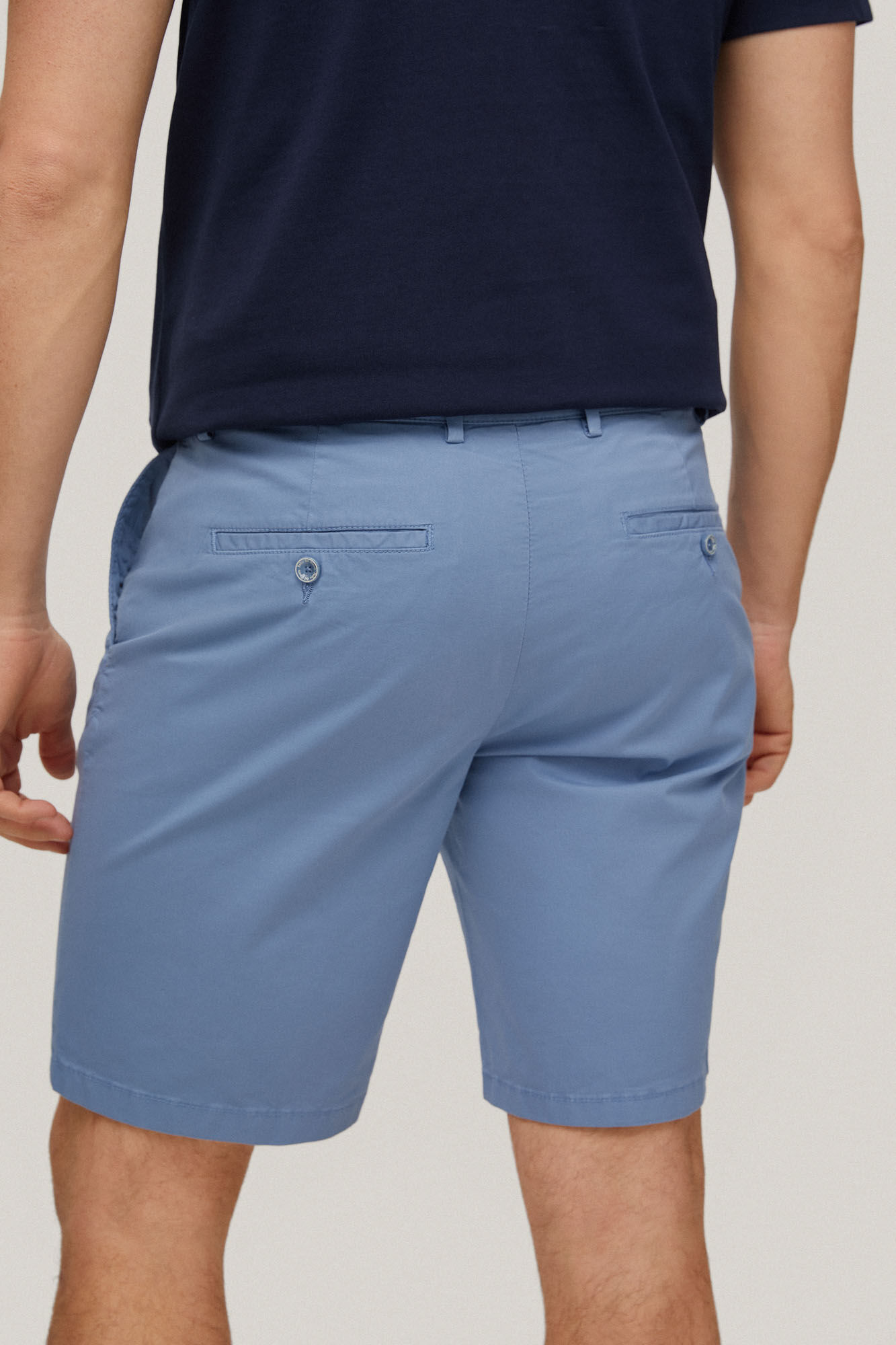 Bermuda Premium Flex Chino - Azul