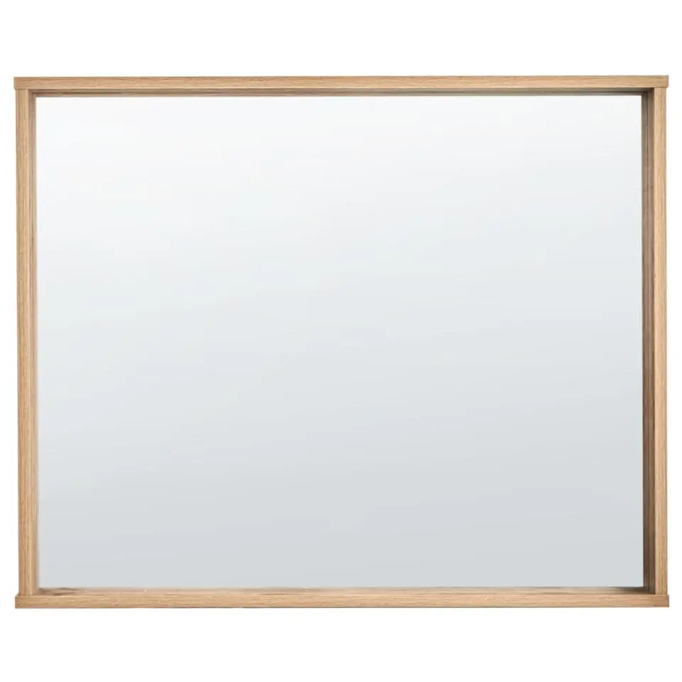 ROSELL - Wandspiegel - Lichthout - 80 x 65 cm - Vezelplaat