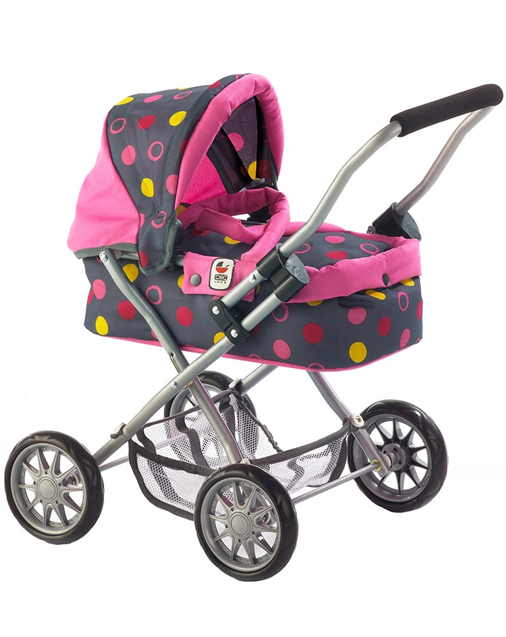 Mini-Kuschelwagen SMARTY – BIG DOTS in pink