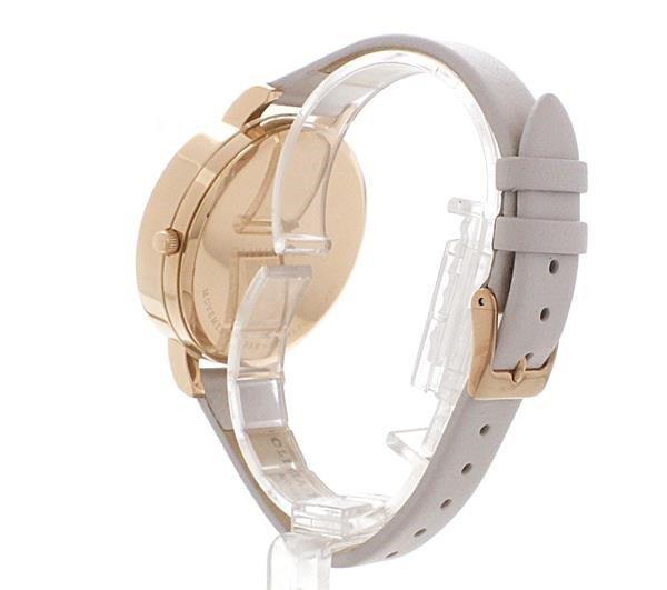 Olivia Burton Pink Dials Stainless Steel Fashion Analogue Quartz Watch