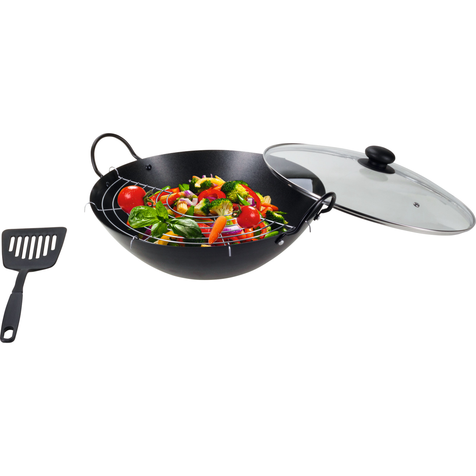 Nouvel Wok mit Glasdeckel