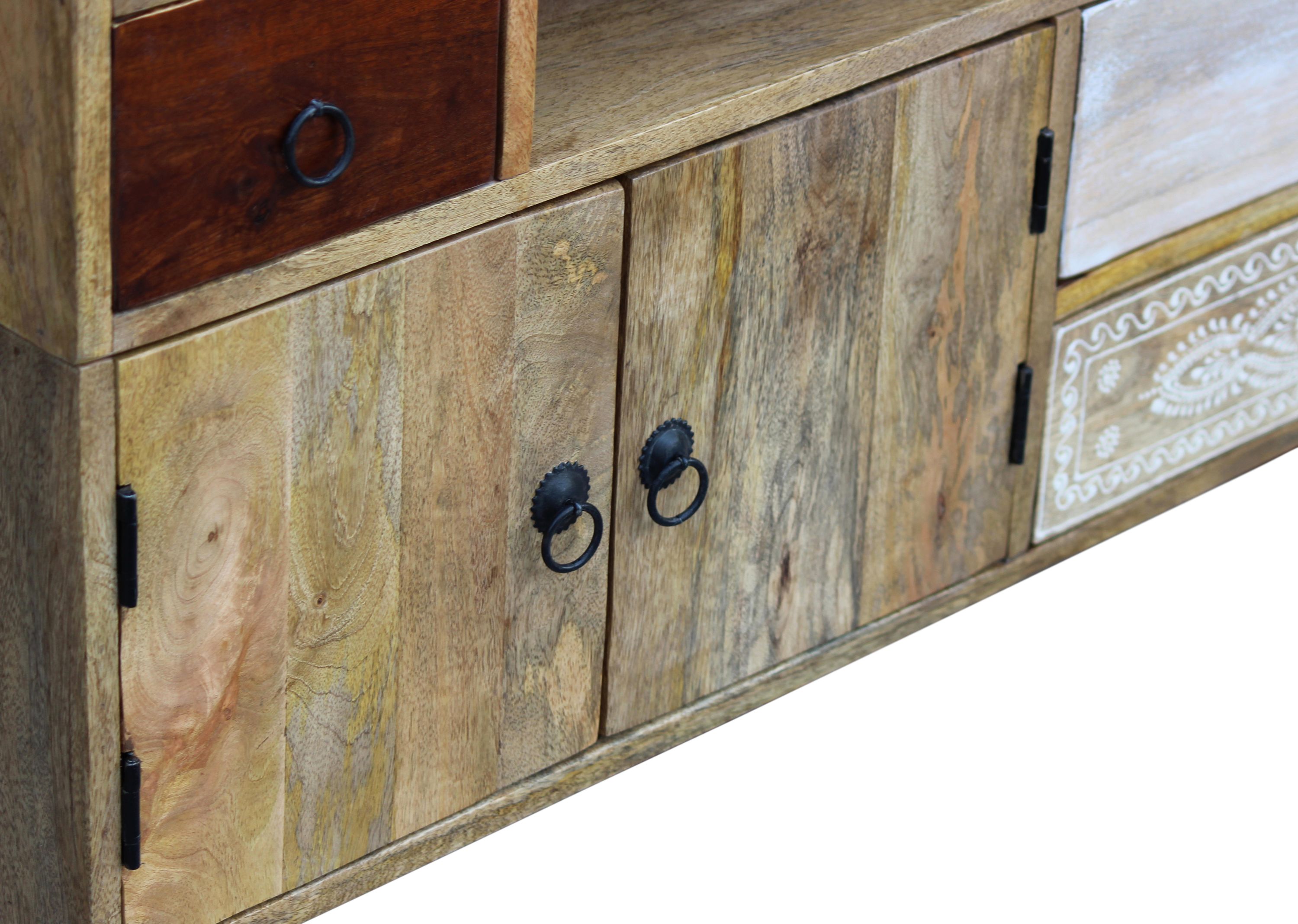 Sideboard Holz Vintage REMI 115 x 80 cm