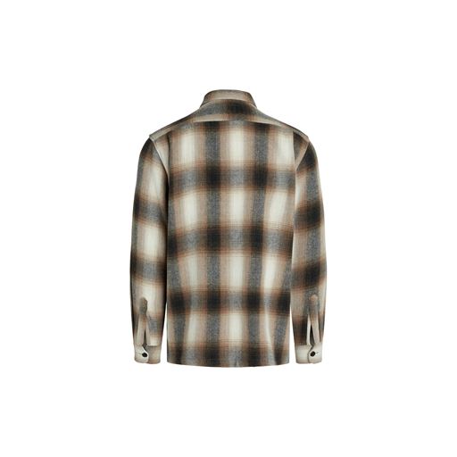 Mads Nørgaard Soft Wool Malte Check Skjorte, Charcoal Check, S