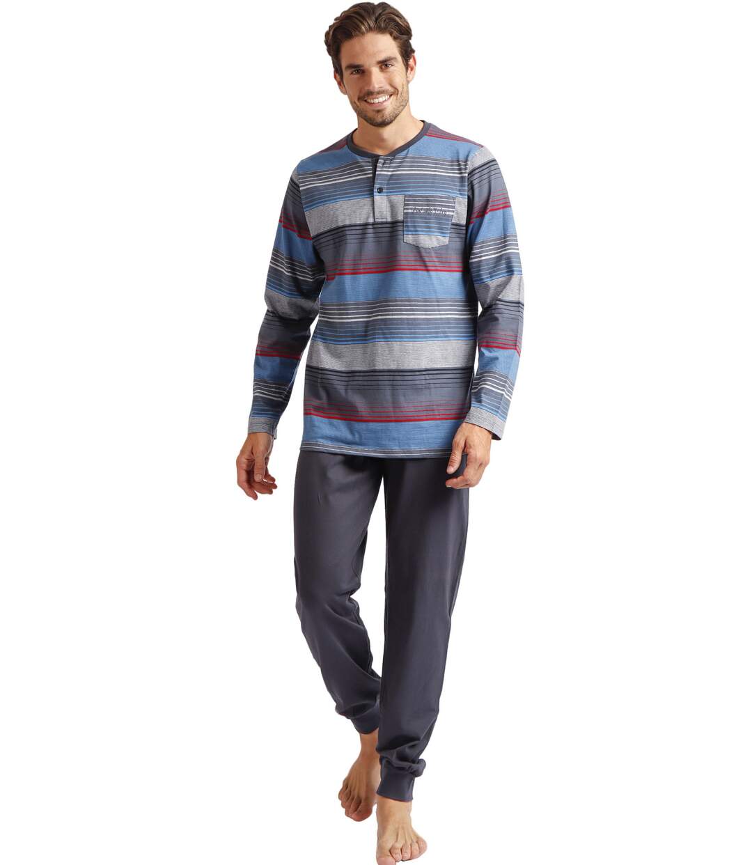 Pyjama pantalon top manches longues Cassette A Antonio Miro Admas