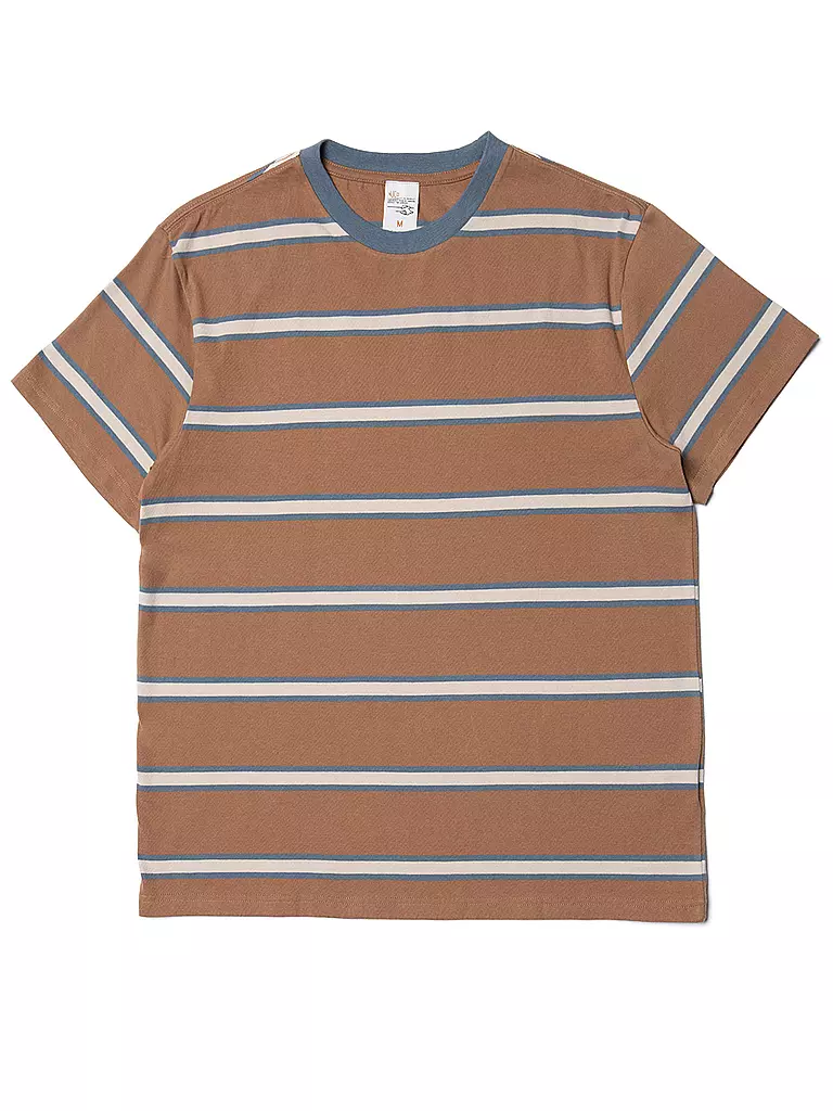 NUDIE JEANS T-Shirt LEFFE camel