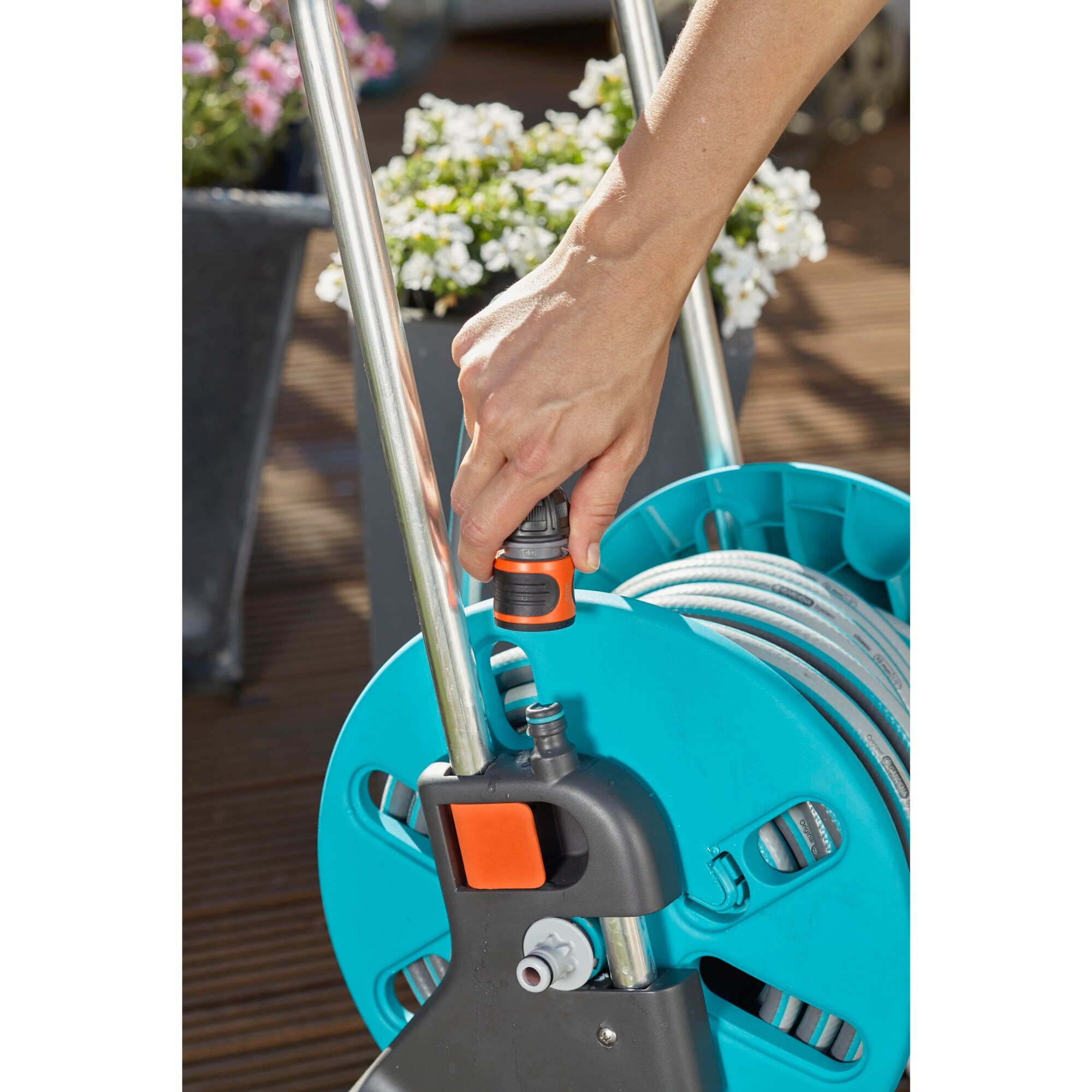 GARDENA Schlauchwagen Schlauchwagen CleverRoll S Set