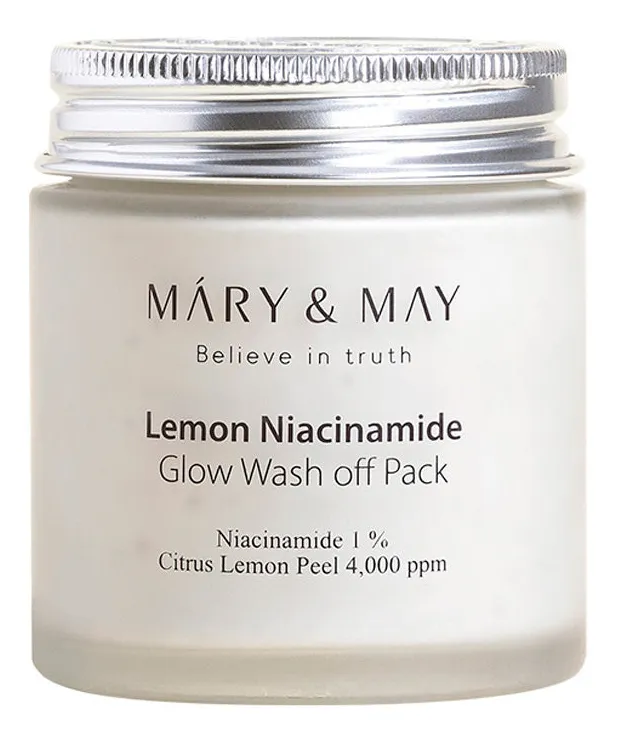 Mary&May Lemon Niacinamide Glow Wash off Pack - 125 g.