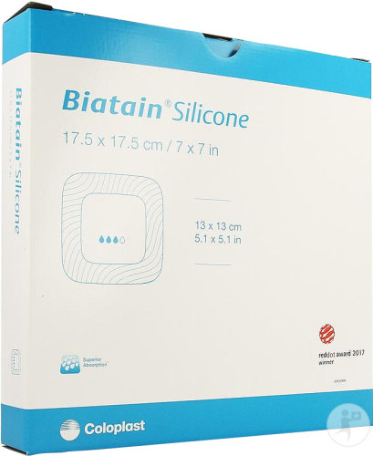 Coloplast Biatain Silicone Pansement Mousse 17,5x17,5cm Pièces 5 (3438)
