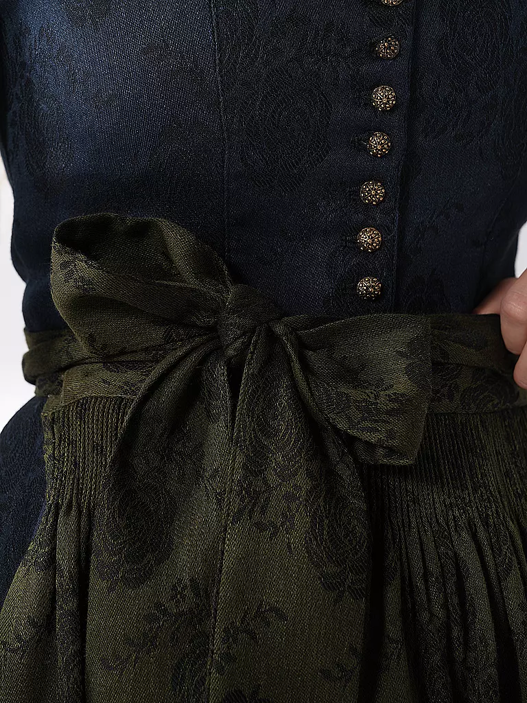 GOTTSEIDANK Dirndl MONIKA 80cm dunkelblau