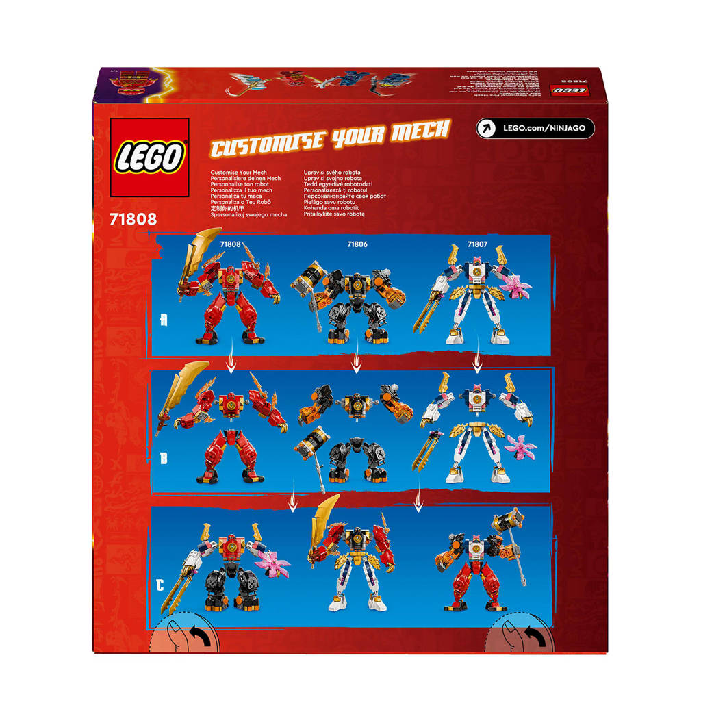 Nog niet gebouwdKai's elementaire vuurmecha Actiefiguur Speelgoed voor Rollenspellen 71808