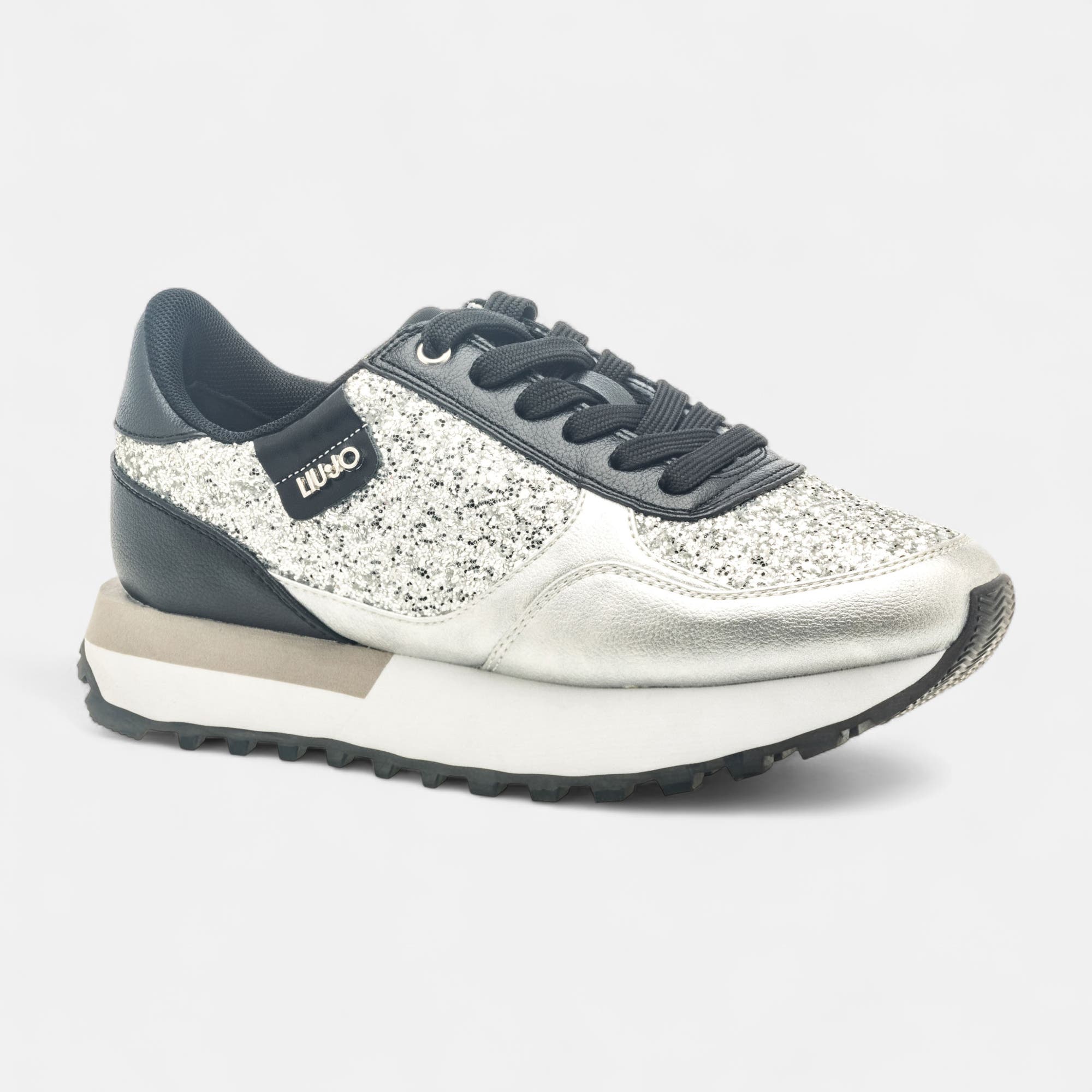Baskets basses Femme argent