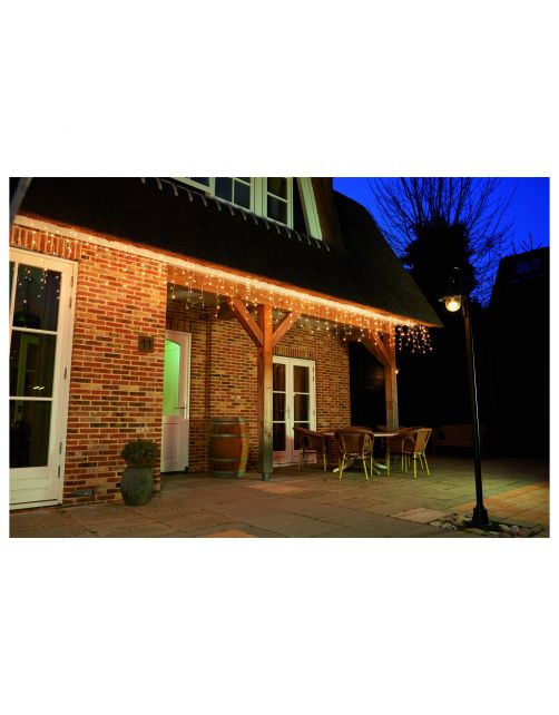 Anna's Collection Icicle Lights Transparant - Kerstverlichting - Warm Wit