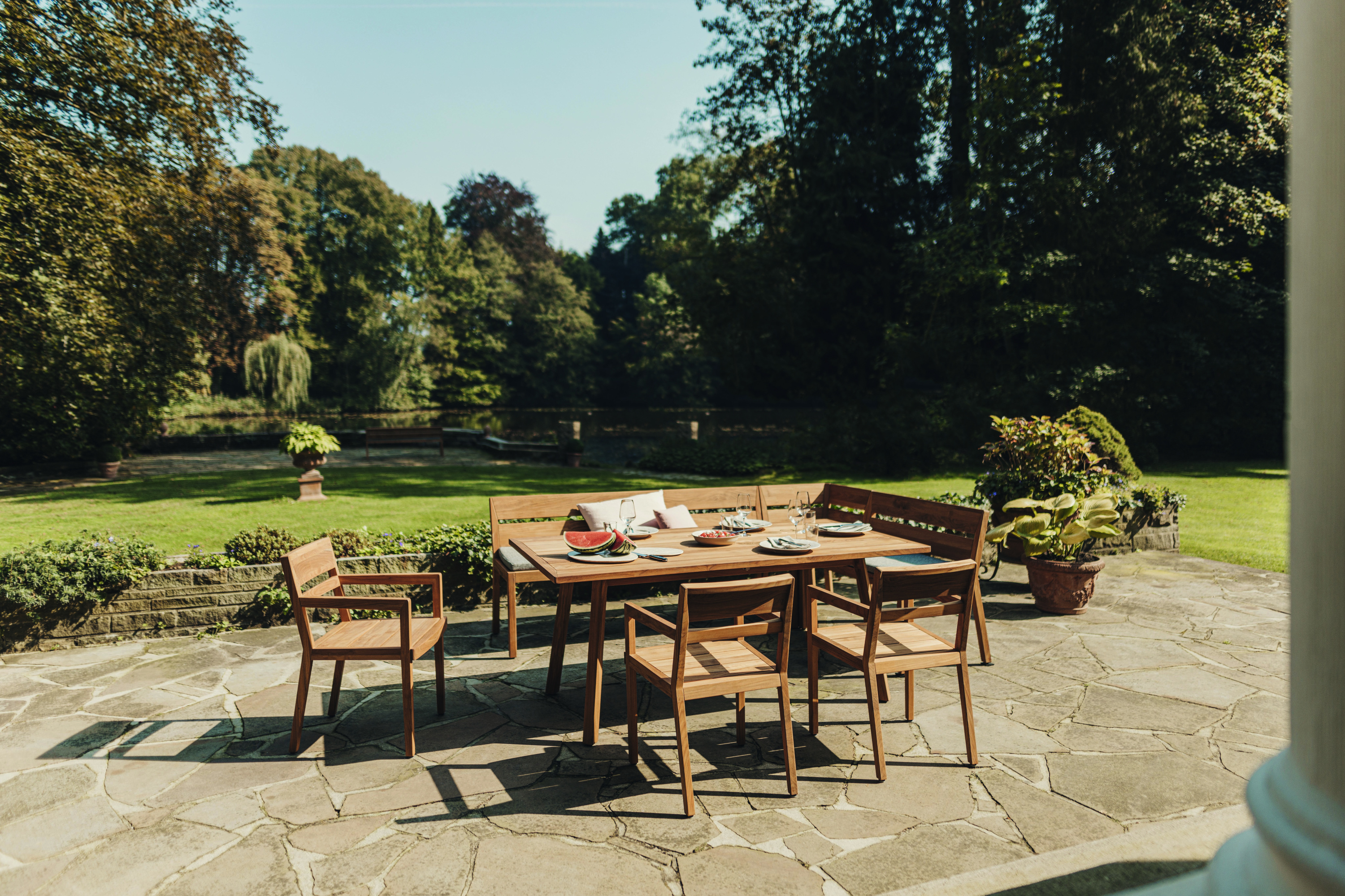 Gartentisch ANN 140 x 95 x 76 cm