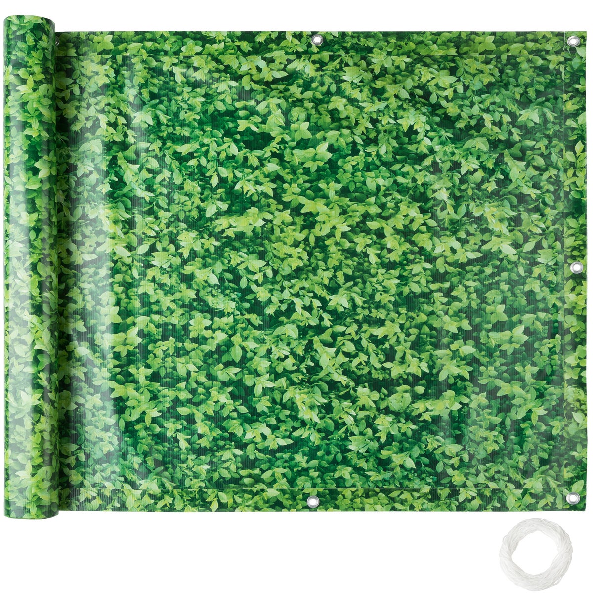 Balkonoverkapping tectake weerbestendig en eenvoudig te reinigen 600 x 75 cm