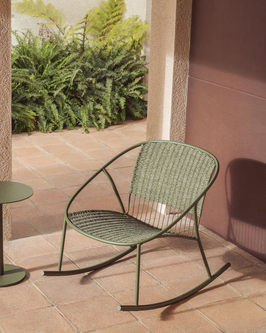 Kave Home   Atrani Outdoor Schommelstoel