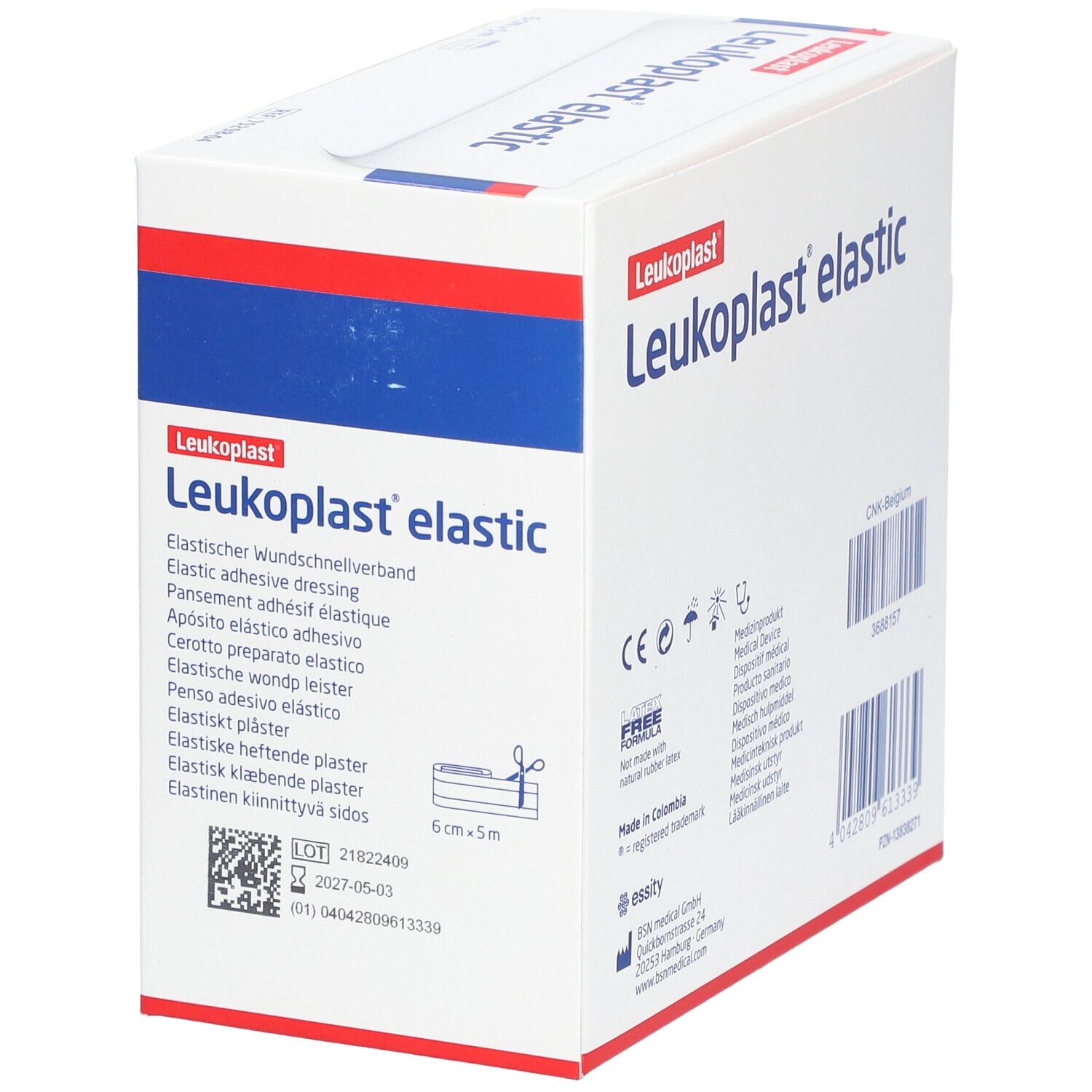 Leukoplast® Elastic Pflaster 6 cm x 5 m Rolle