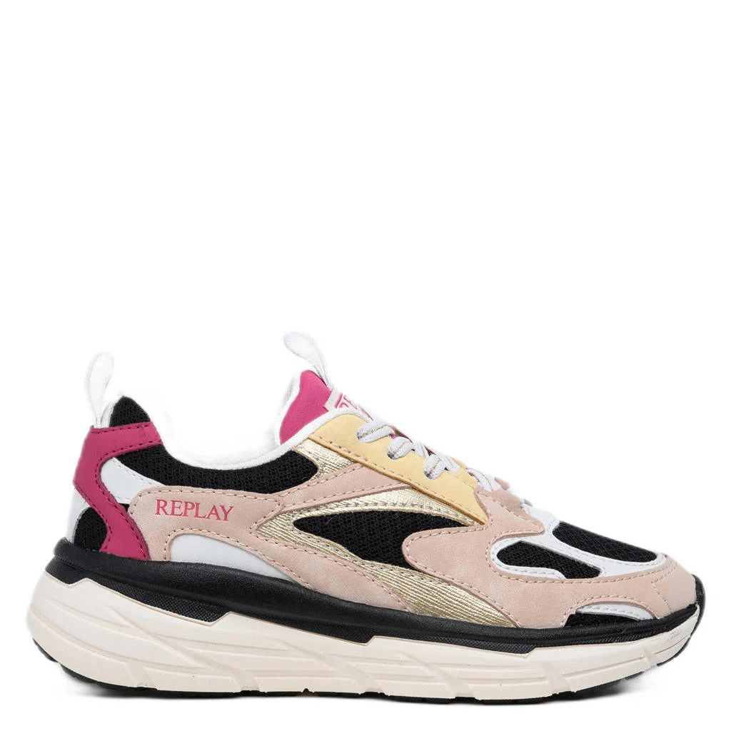 REPLAY Christal JR girl 6chunky sneakers beige/zwart