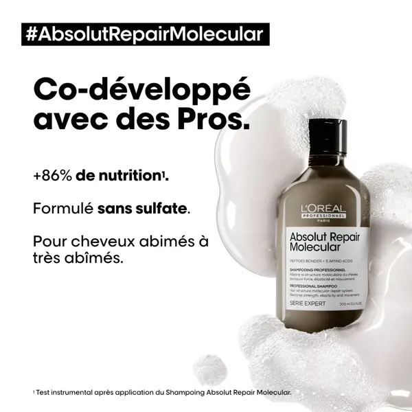 L'Oréal Professionnel Serie Expert Absolut Repair Shampoo Molecular 300 ml