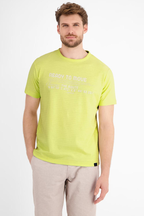 Lerros gele heren t-shirt