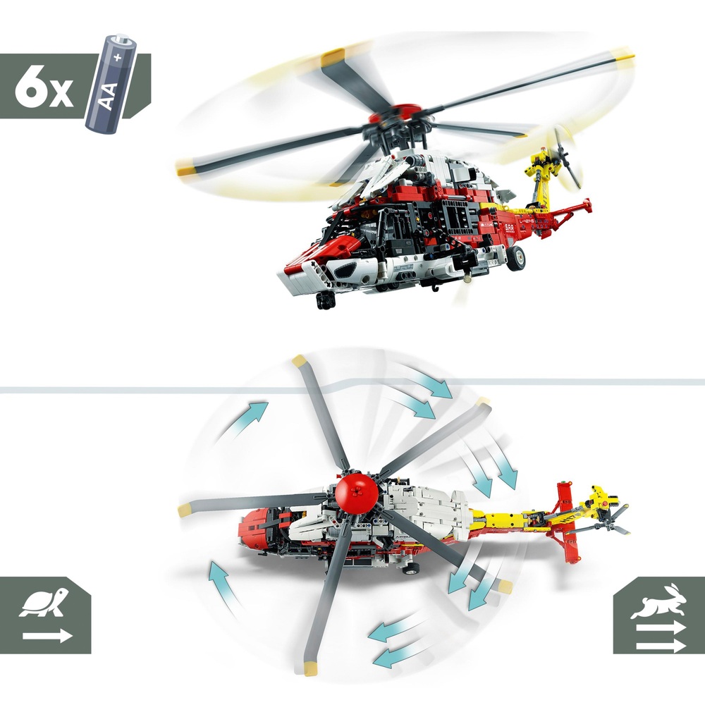 LEGO Technic 42145 Airbus H175 Rettungshubschrauber Spielzeugmodell