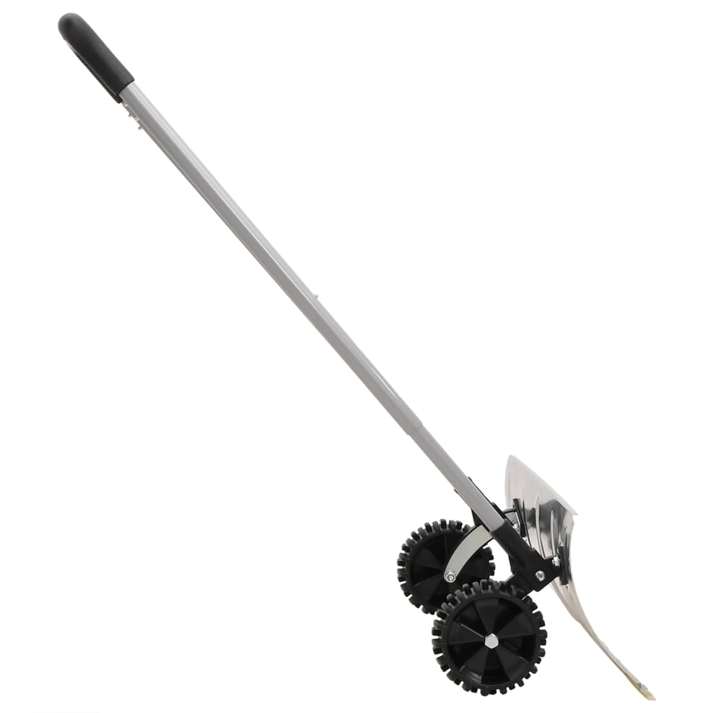 Pelle à neige et poignée extensible argenté 61 cm lame en acier